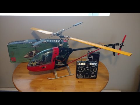 Vintage Kalt Baron RC Helicopter - Vintage Helicopter Restoration
