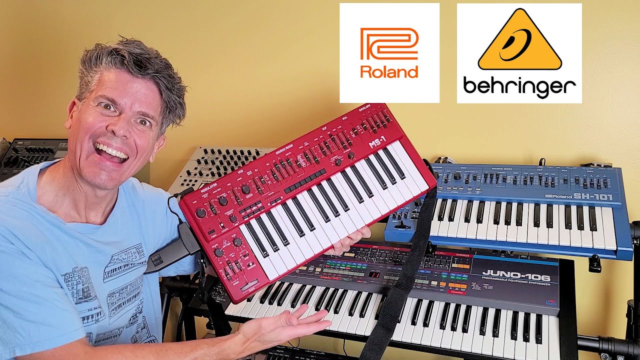 Roland SH-101 vs Behringer MS-1: Is the MS-1 Really As Good As the