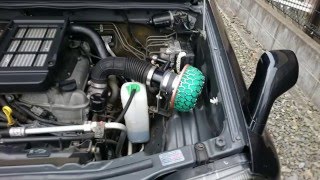 HKSスーパーパワーフロー ジムニー（JB23 6型） 室内音 - YouTube