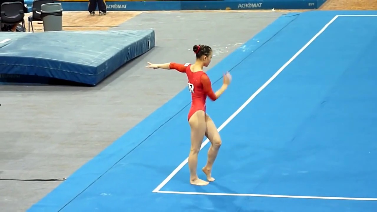 体操】田中理恵 2009年世界選手権 床運動 - YouTube