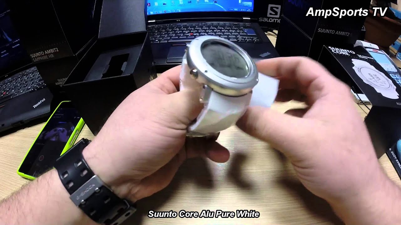 Suunto Core Alu Pure White AmpSports - YouTube