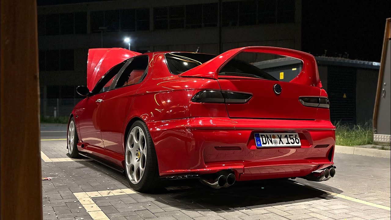 Exhaust sound ー Alfa Romeo 156 BUSSO V6 アルファロメオ 156 V6 2.5