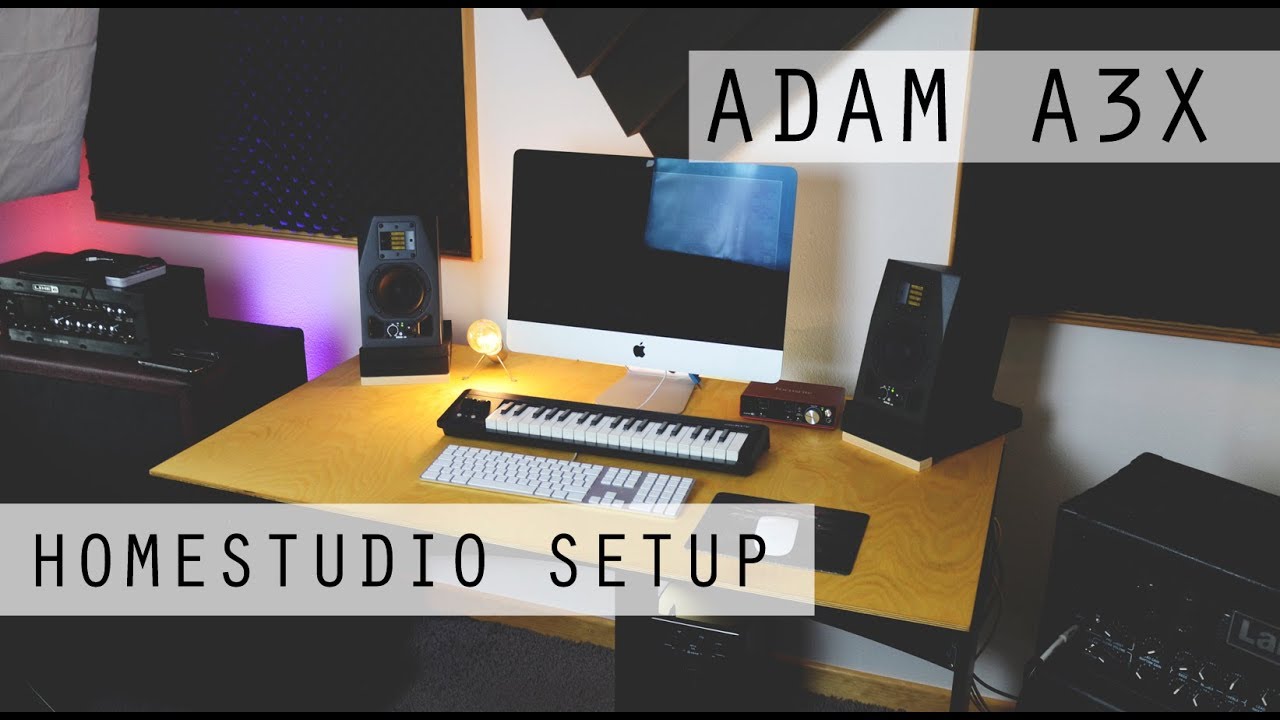 Professional Sound at Home: Adam A3X + Artist Sub 7 - YouTube