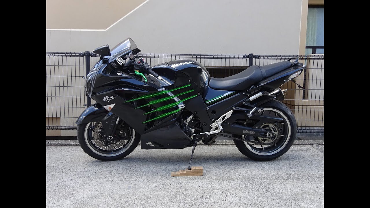 ZX-14R '13 メーター動画 マフラー音 ノジマ‪@JunkYard069‬ - YouTube