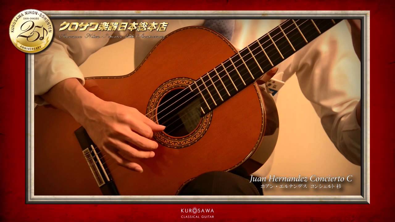 ホアン・エルナンデス Juan Hernandes Concierto 杉・ローズウッド