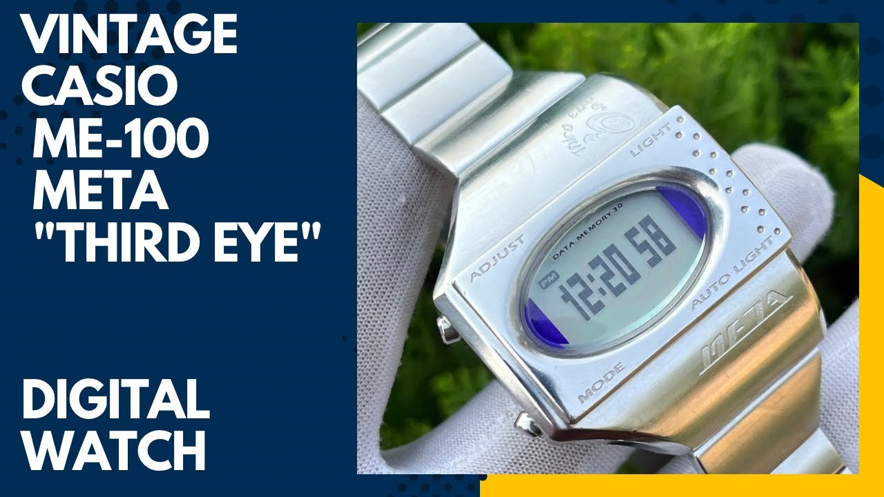 Vintage Casio ME-100 Meta 