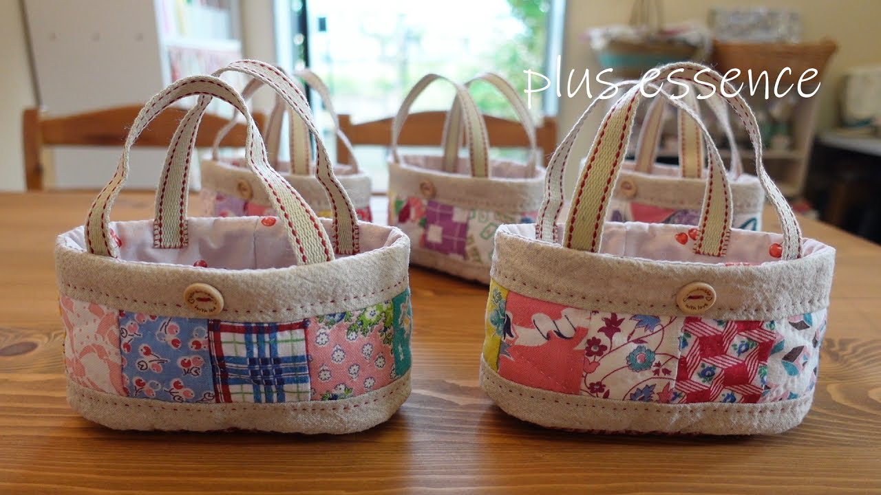 パッチワークvlog】ソーイングセットのバッグ完成 - YouTube