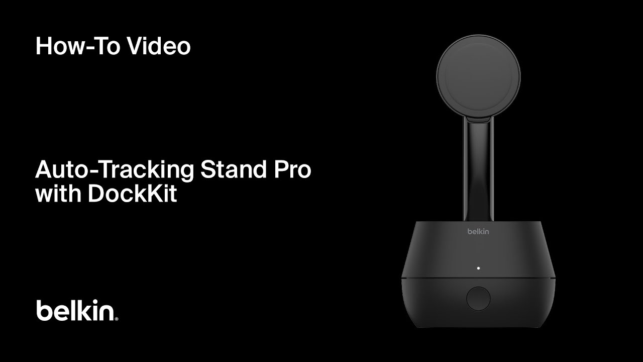 Belkin How-To: Setup and Tips for Auto Tracking Stand Pro - YouTube