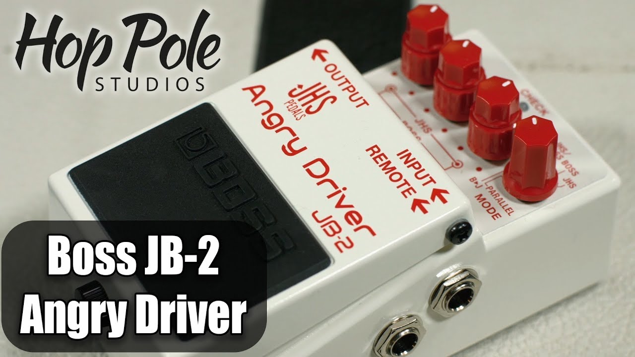 Boss JB-2 Angry Driver Review - Stackable gain in one pedal! - YouTube