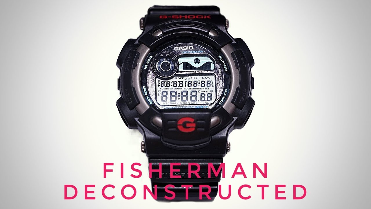G-Shock DW-8600 Master of G FISHERMAN watch teardown - YouTube