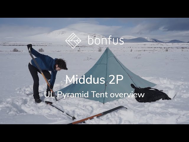 Bonfus Middus 2P | UL DCF Pyramid Tent Overview - YouTube