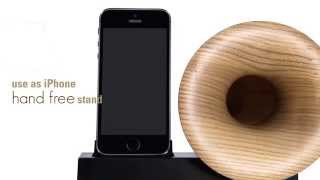 iPhone用木製手作りスピーカーがいい味出してる | ねとらぼ