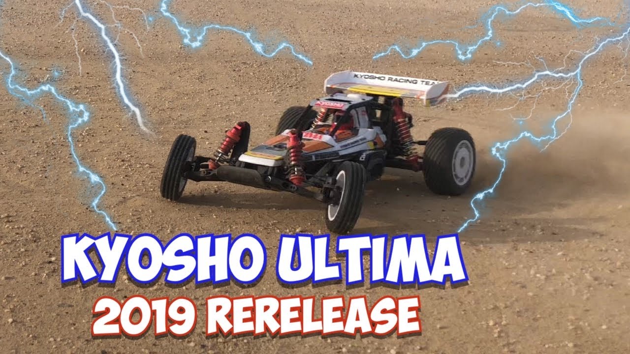 e96: KYOSHO ULTIMA 2019 RERELEASE Running On A Dirt Field (Kyosho