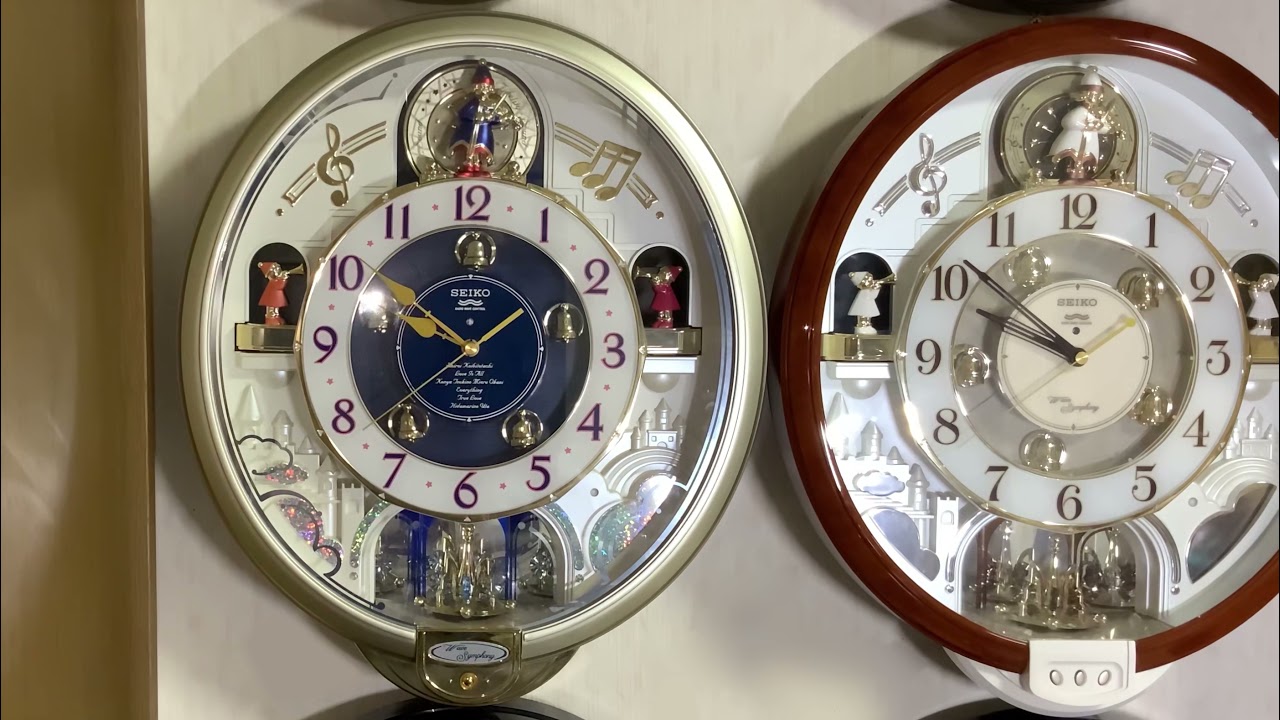 SEIKO Wave Symphony RE555S からくり時計 - YouTube