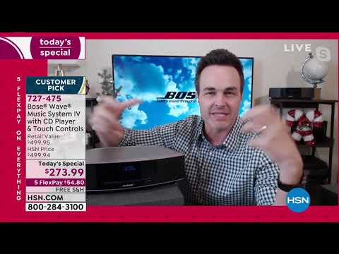 Bose Wave Music System IV with CD Player Touch Controls - YouTube