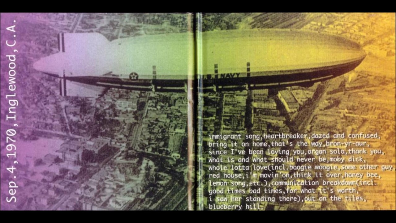 Led Zeppelin: Live on Blueberry Hill [Bootleg] - YouTube