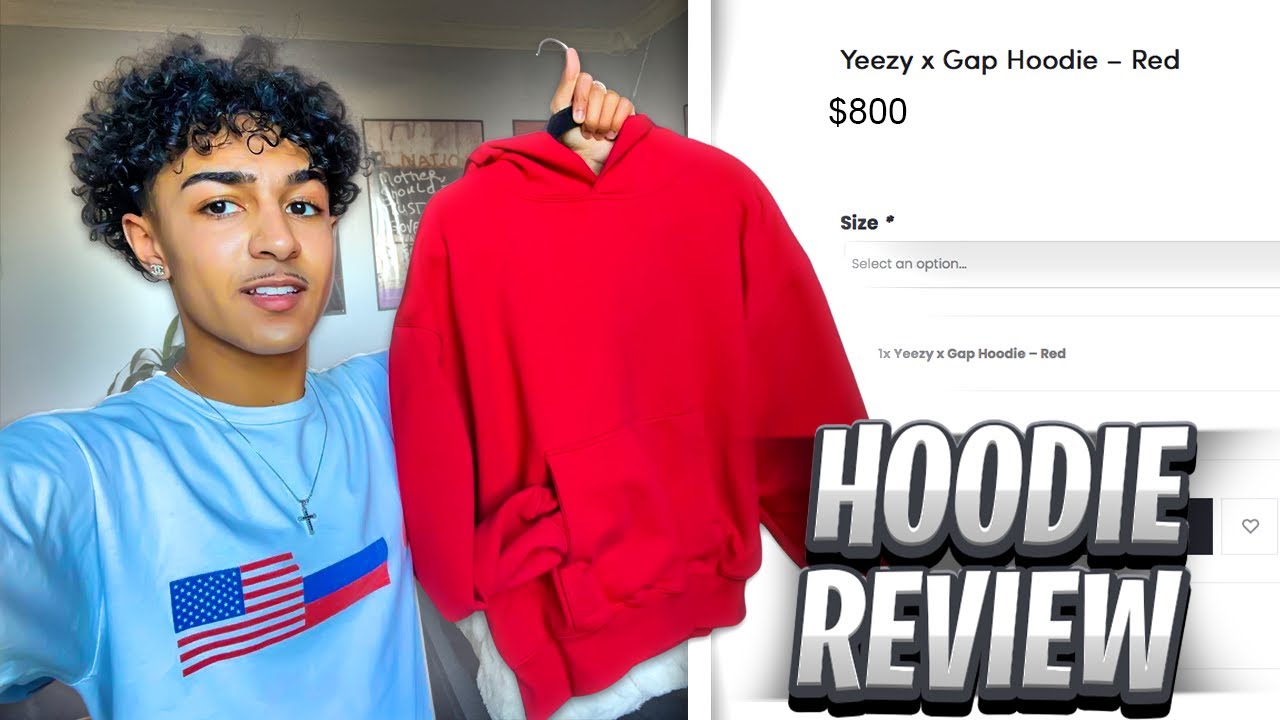 YEEZY GAP Hoodie In-Depth Review | On Body Try on - YouTube