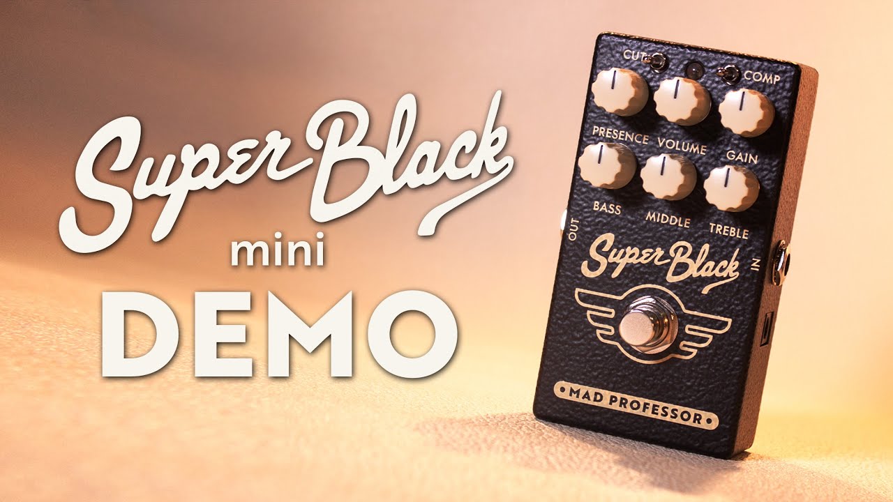 Guitar Pedal X - GPX Blog - Mad Professor shrinks down its Super