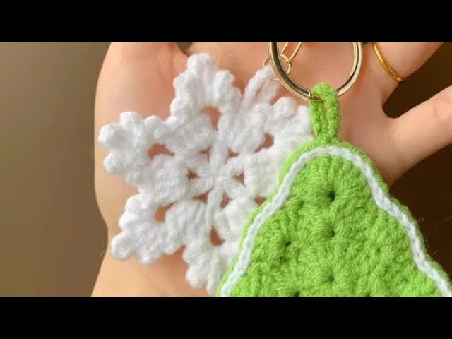 かぎ針編み 【超簡単】 クリスマス飾り キラキラ星🌟のモチーフ編み