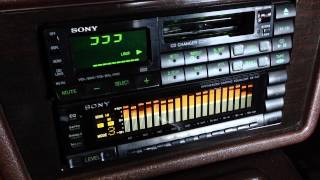 SONY XR-777 XE-747 カセットデッキ グラフィックイコライザー - YouTube