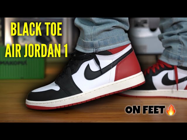 Worth It?! Air Jordan 1 BLACK TOE Reimagined Review & On Feet