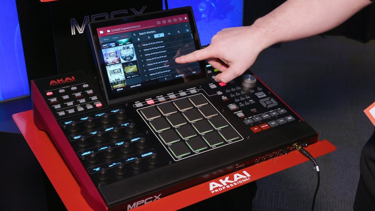 Akai MPC X and MPC Live Updates - NAMM 2018 - YouTube