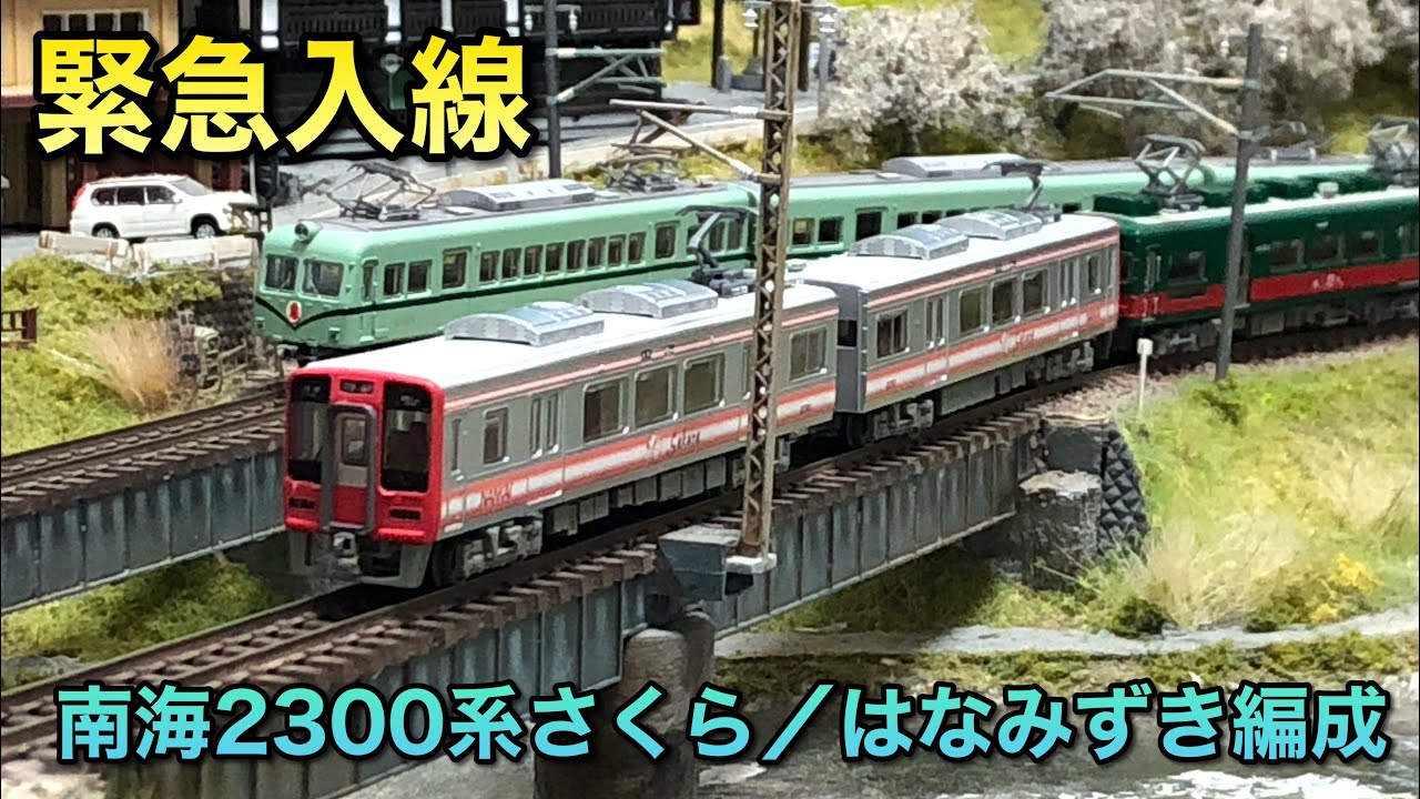 開封動画】南海2300系さくら編成/はなみずき編成【鉄コレ】 - YouTube