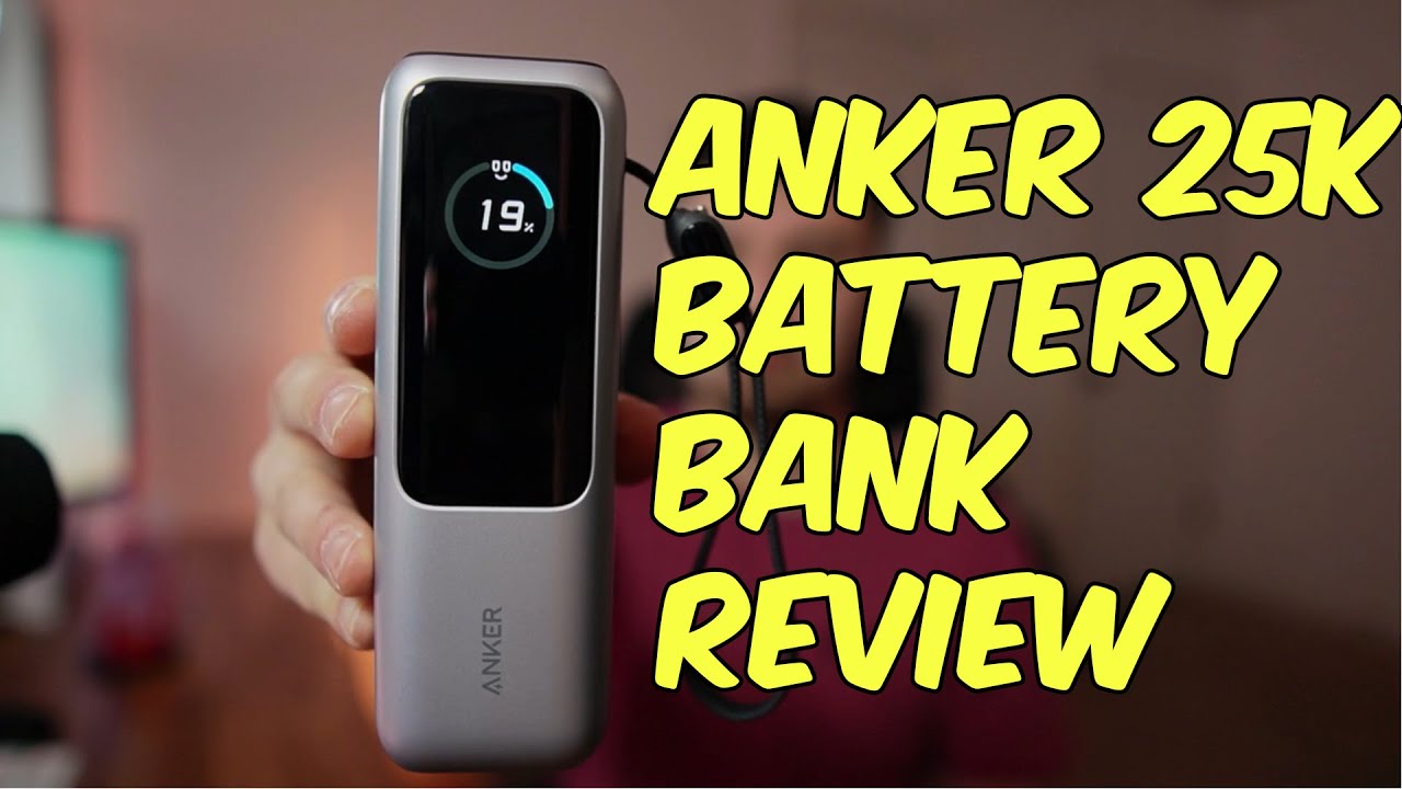 Review of the Anker Power Bank (25,000mAh, 165W, Retractable USB-C