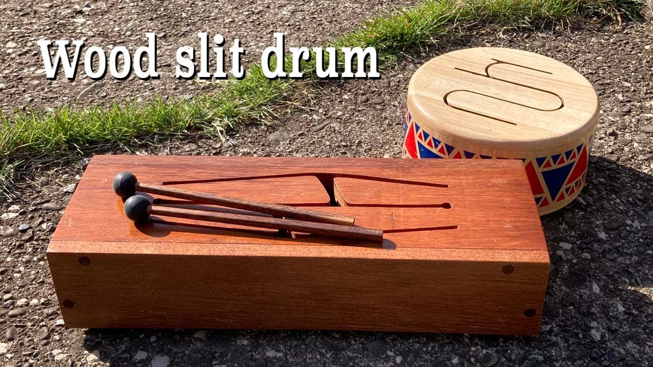 ウッドスリットドラム】wood slit drum - YouTube