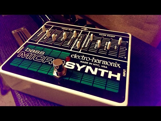 Electro Harmonix Bass Microsynth - YouTube