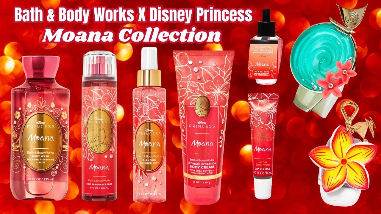 Bath & Body Works X Disney Princess Moana Collection - YouTube