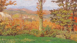 山の秋】髙島野十郎ー個人蔵