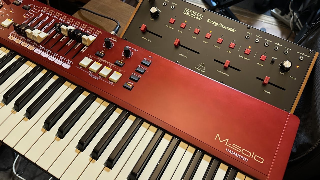 Hammond M-solo 発売前に少しだけお披露目ライブ！ - YouTube