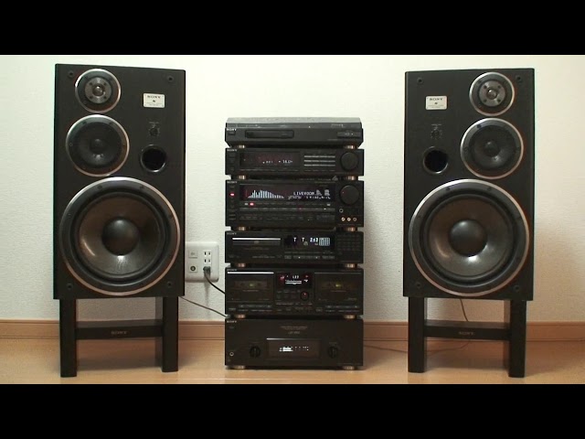 1990年 バブルコンポ SONY LBT-V950 フルセット レストア - YouTube