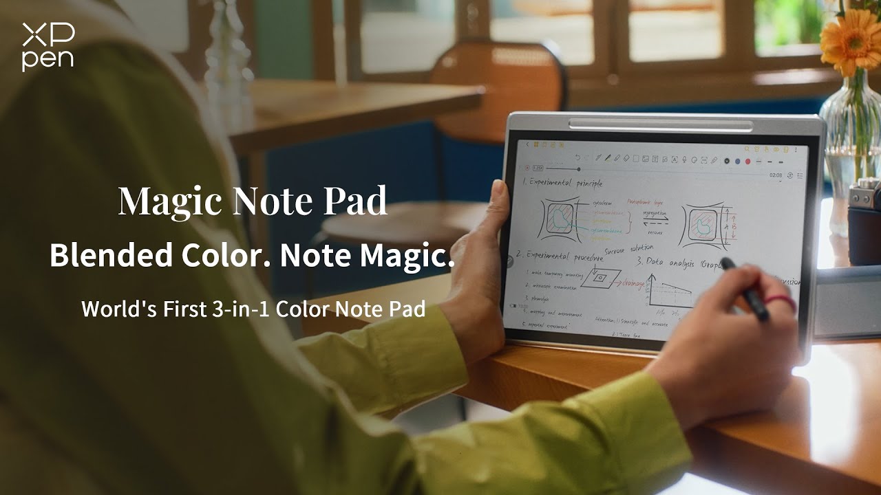 Meet XPPen Magic Note Pad: The world's first 3-in-1 color Note Pad