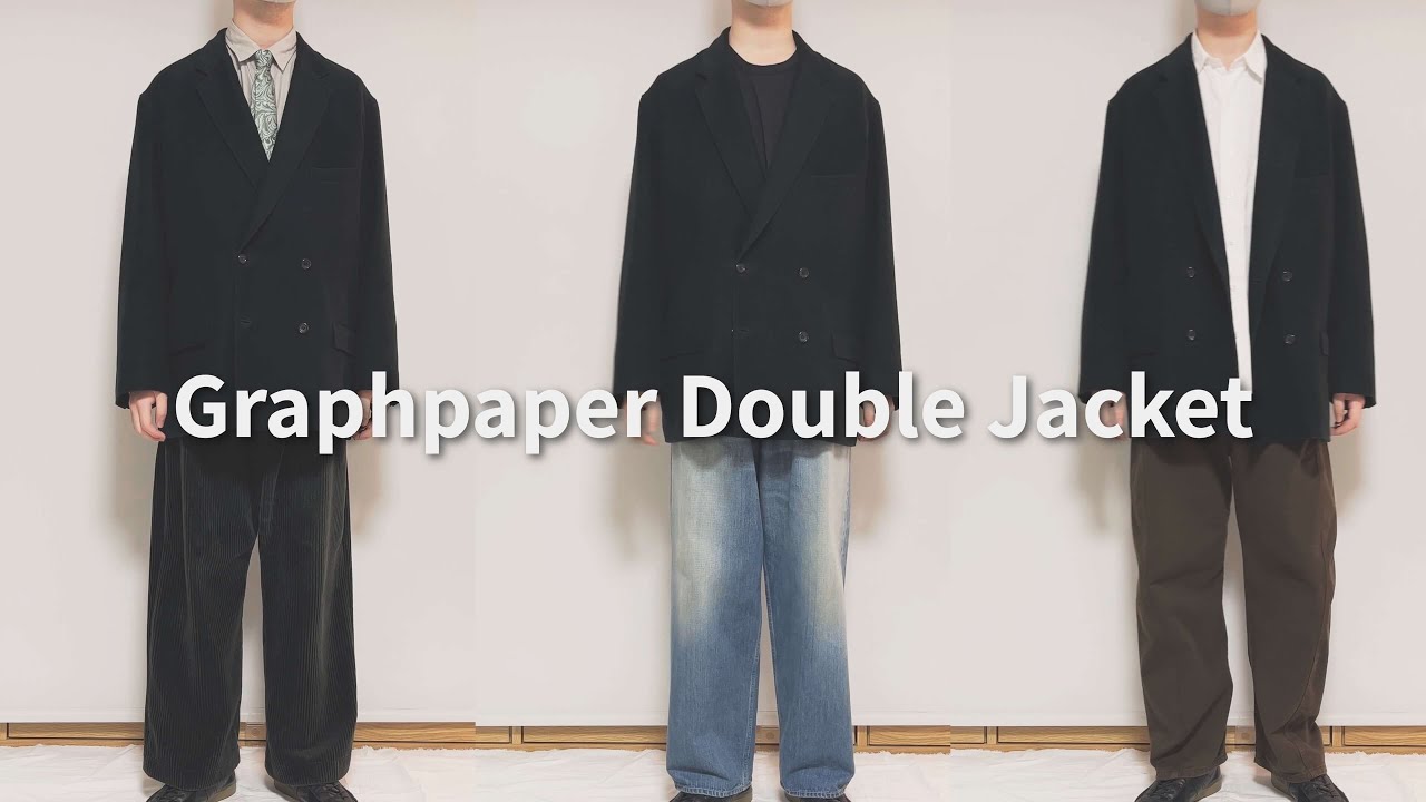 I bought an adult double jacket from Graphpaper. The material and