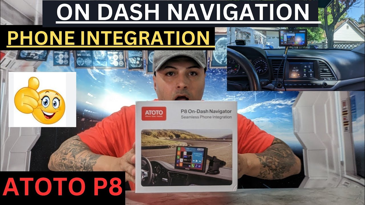 ATOTO P8 ON DASH NAVIGATION PHONE INTEGRATION PLUS CAMERA - YouTube