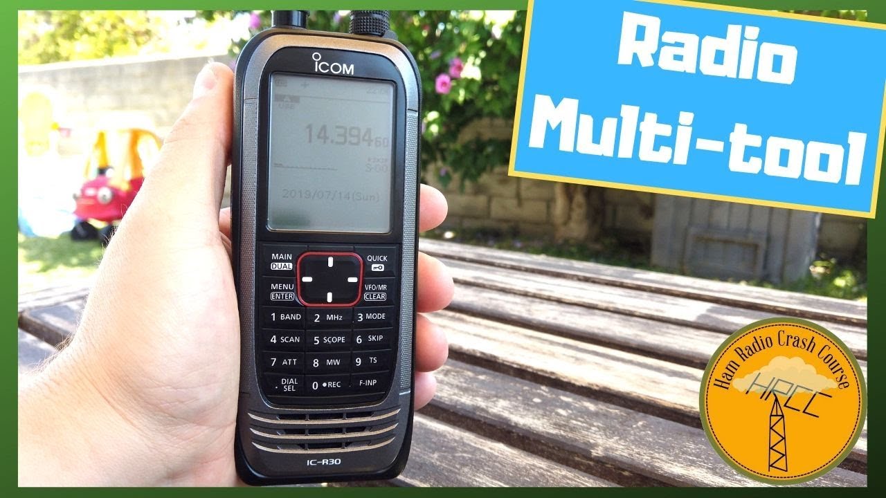 ICOM IC-R30 Portable Receiver Review - YouTube