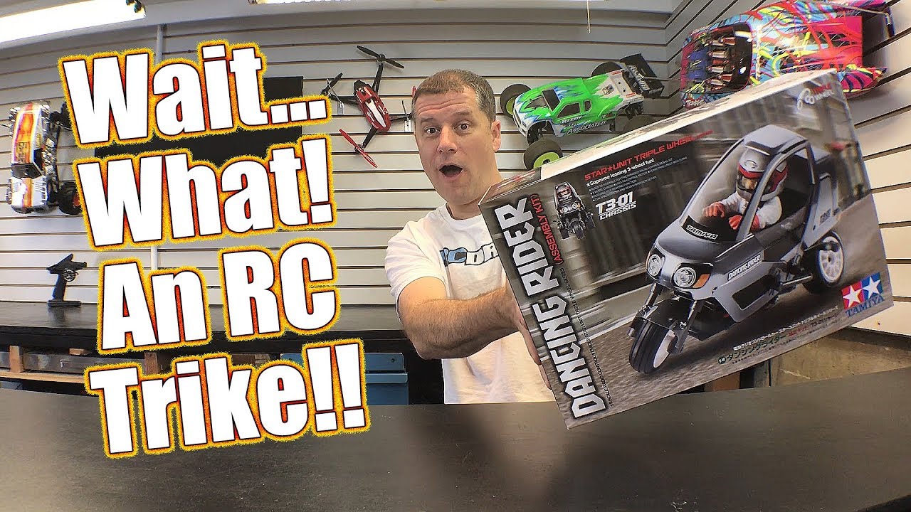 SO COOL Radio Control Trike! Tamiya RC Dancing Rider Trike