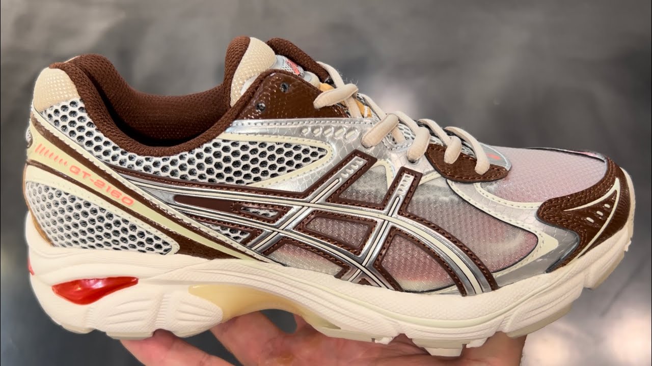 Asics GT-2160 Above the Clouds Chocolate Brown Shoes - YouTube