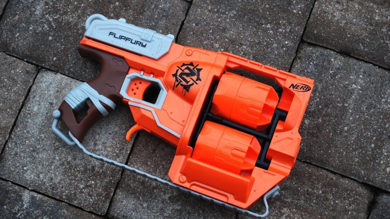 REVIEW] Nerf Zombie Strike Flipfury Unboxing, Review, & Firing