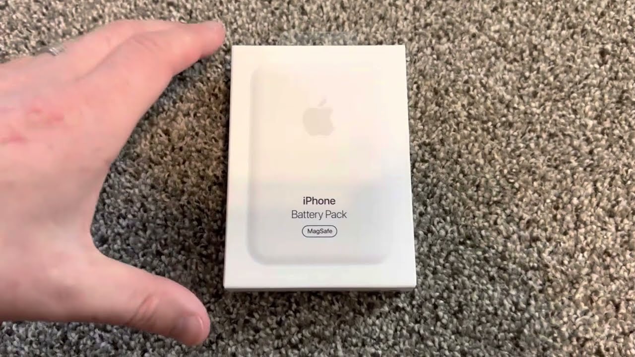 Apple Magsafe iPhone Battery Pack - Original - Unboxing - YouTube