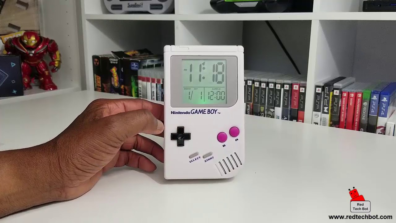 Nintendo GameBoy Alarm Clock Review - YouTube