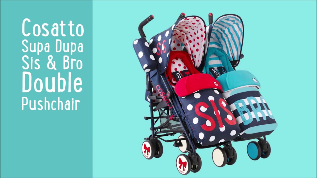コサット ツインベビーカー スパドゥパ Cosatto Supa Dupa Twins Baby