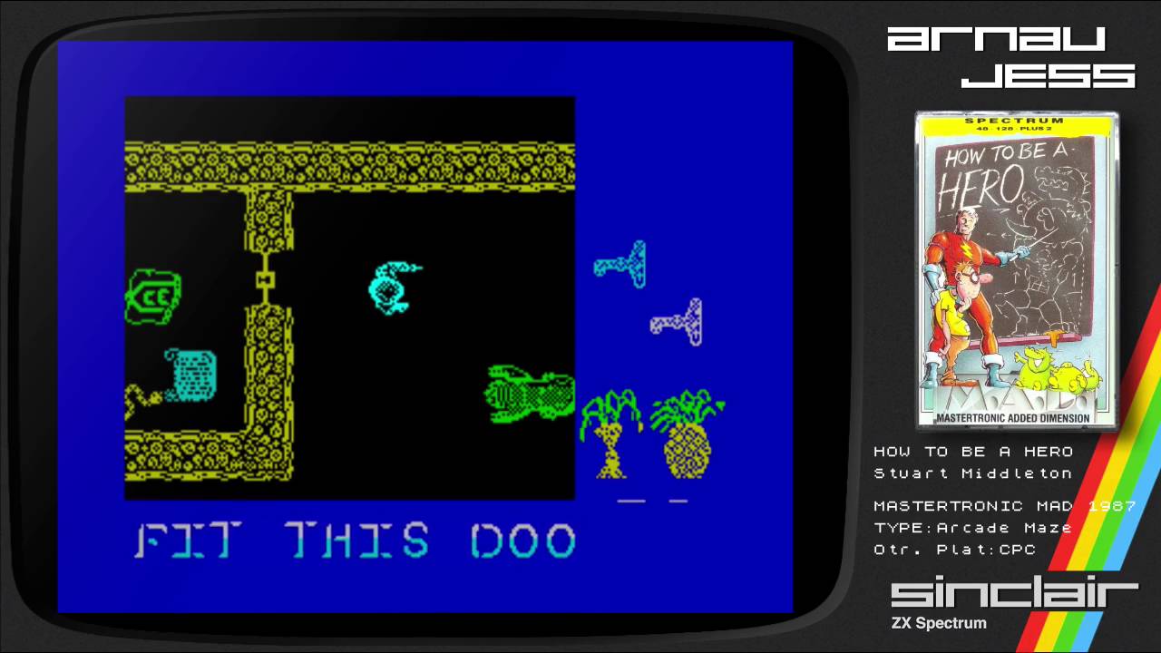 HOW TO BE A HERO Zx Spectrum by Mastertronic - YouTube