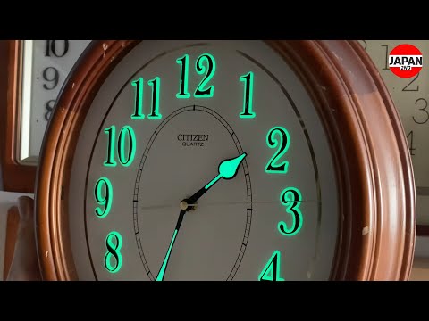 壁掛け時計 CITIZEN Quartz wooden frame wall clock シチズン 8MG652