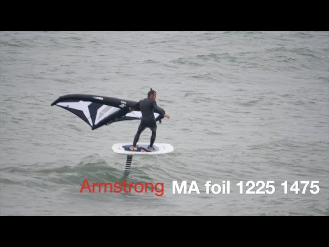 Armstrong MA Foil 1225 1475 WingFOIL Test 2023 - YouTube