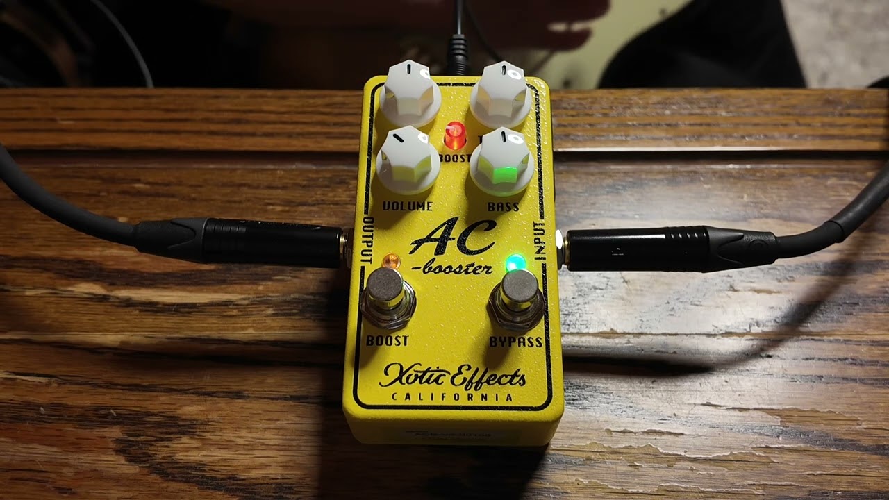 Crunch & Boost Sound Test - Xotic Effects AC Booster V2 Review