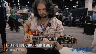 Aria PE-590 AF Aged Cherry | NAMM 2022 - YouTube