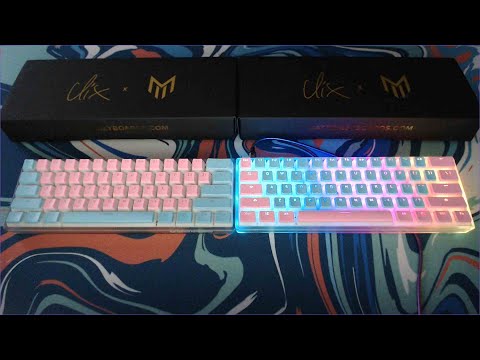 New Clix X Matrix Keyboard Unboxing! *Blue Switches and Silver